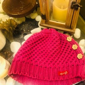 HOT PINK CRUSH KNITTED HAT